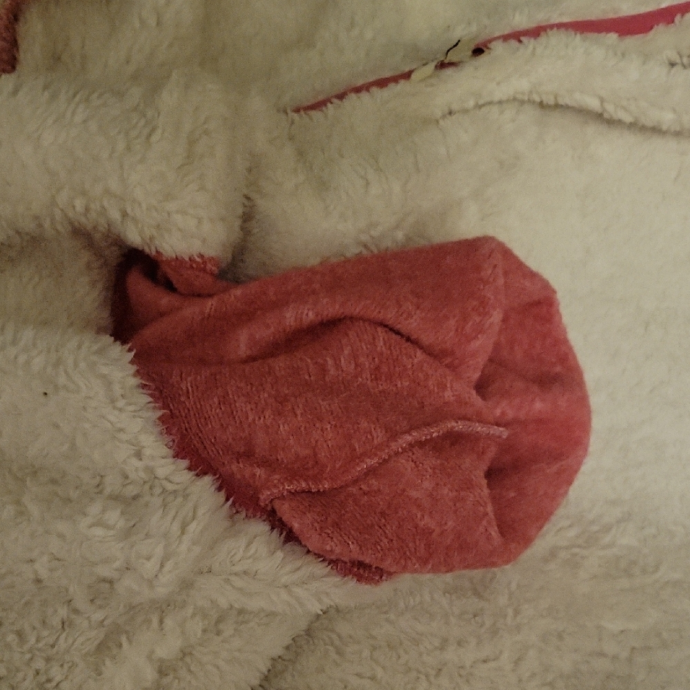 Sonoma Kohls Pink Sherpa Fleece Hooded Zip-Up Jacket Womans XL - Picture 6 of 10